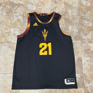 Arizona State University black basketball jersey